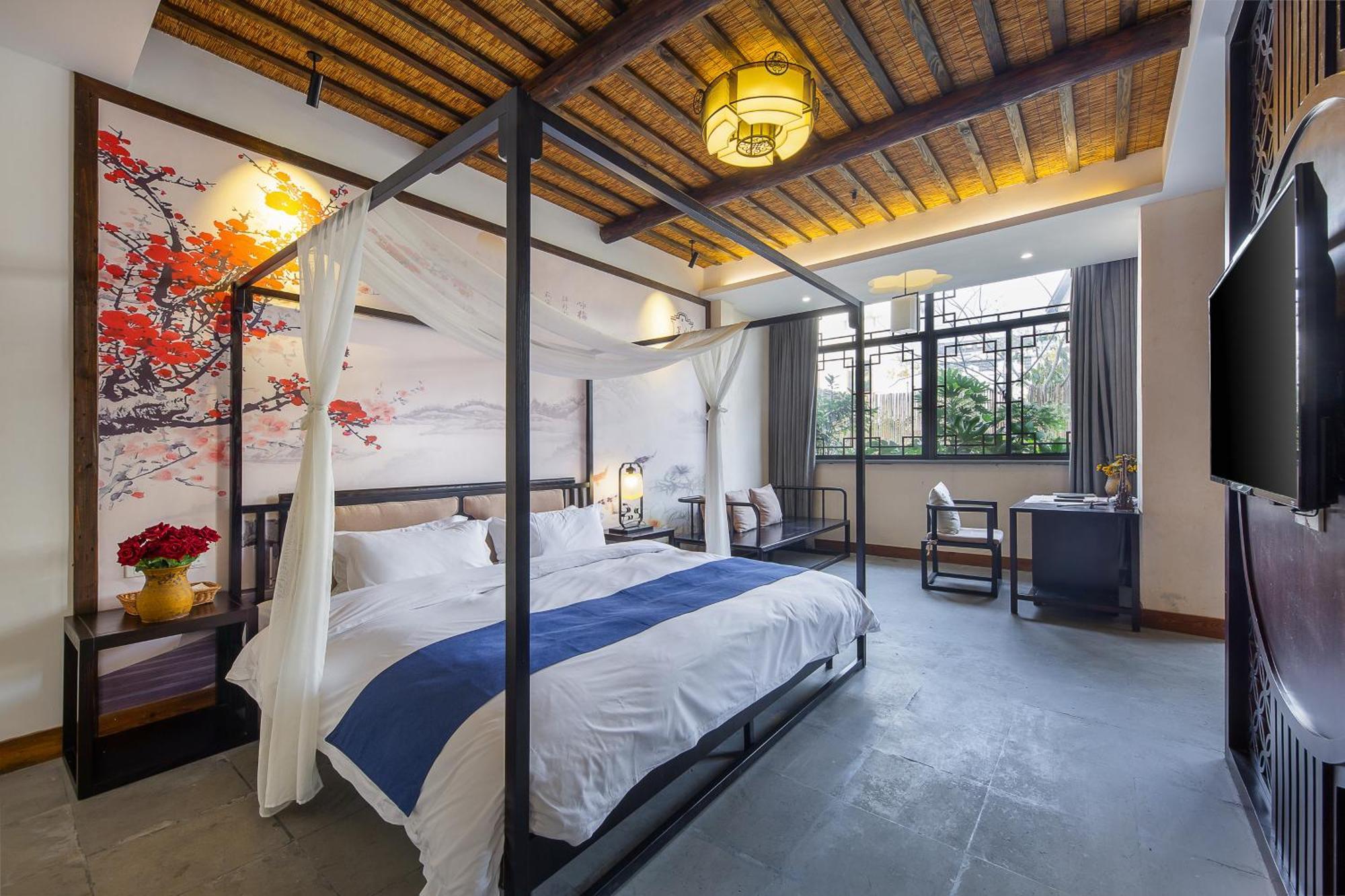 Tingjian Musu Private Soup Design Homestay - South Gate Of Wuzhen Xizha Scenic Area Tongxiang 외부 사진